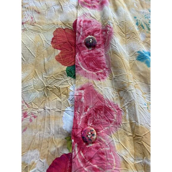 Vintage JAMS WORLD size S Men’s SHIRT Hawaiian Floral Rayon K23 - Picture 4 of 8